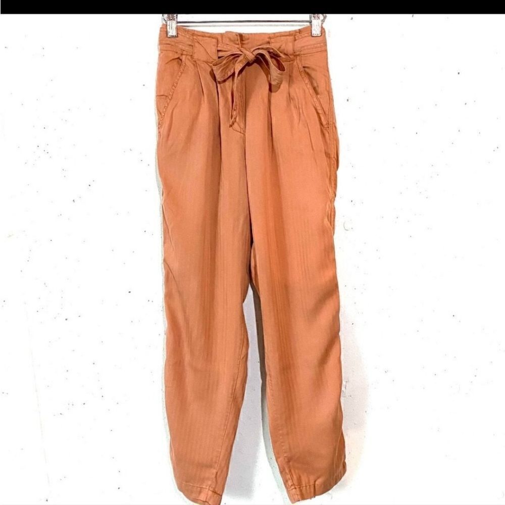 Max Jeans Paperbag Tencel Peach